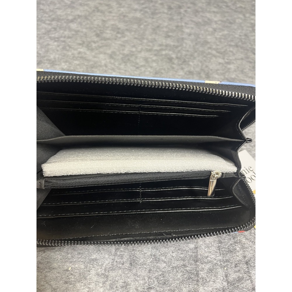 Disney Winnie the Pooh Wallet Womens Blue Zip Around 95 Years Anniversary Clutch - Picture 6 of 10